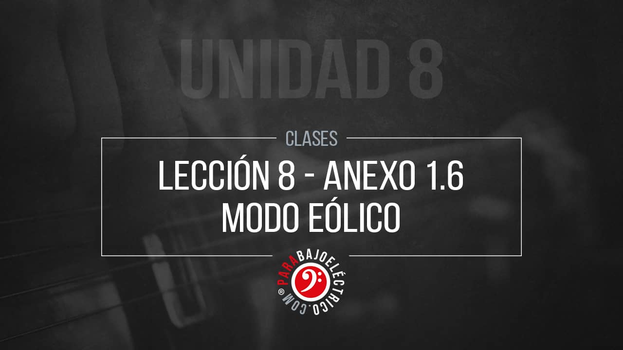 Escala menor en el Bajo eléctrico